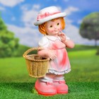 Садовая фигура "Девочка Лиза с корзинкой" 40х18х13см - Фото 2