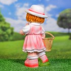 Садовая фигура из полистоуна «Девочка Лиза с корзинкой», 40×18×13 см - Фото 4
