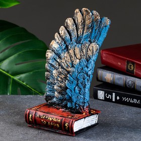 

Подставка под книги "Крыло с книгой" синяя