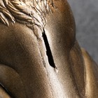 Копилка "Лев с шаром" черно-золотой, 32х15х35см - Фото 7