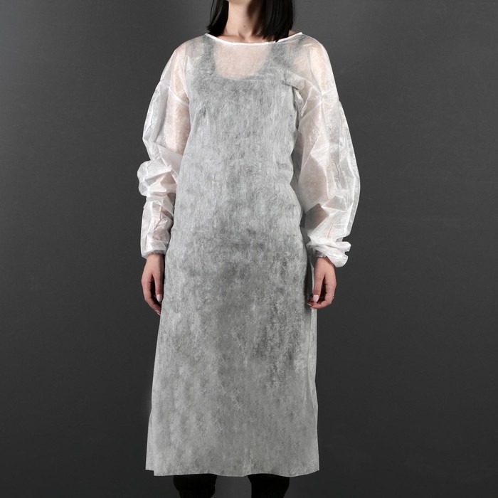 Халат хирургический на завязка, манжета на резинке  20 г/м2  длина 140 см