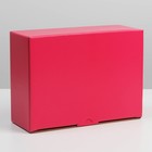 Коробка подарочная складная, упаковка, «Фуксия», 26 х 19 х 10 см - фото 7565588