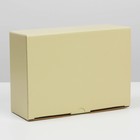 Коробка подарочная складная, упаковка, «Бежевая», 26 х 19 х 10 см - Фото 4