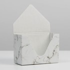 Коробка-письмо «Мрамор», 14 × 20 × 6,5 см - фото 21503840