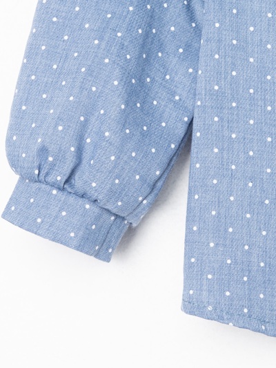 Рубашка детская MINAKU: Cotton collection, синяя, рост 104 см