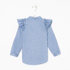 Рубашка детская MINAKU: Cotton collection цвет синий, рост 116 - Фото 9