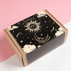 Набор подарочный женский "Sun/Moon" плед, носки, маска 7151263 - фото 9602866