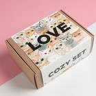 Набор подарочный женский «Этель» Cozy set, плед 75×100 см, носки 36-39 (23-25 см), маска для сна - Фото 8
