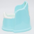 Горшок детский с высокой спинкой Protect Me, цвет голубое облачко - фото 21503916