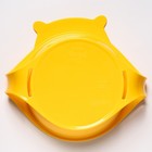 Детская тарелка Hello, Hippo! с крышкой 400 мл, цвет желтый - фото 31945709