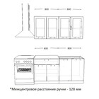 Кухонный гарнитур Роял 13, 1600х600 мм, Вуд Голубой/Вегас - Фото 2