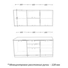 Кухонный гарнитур прямой 9, 1800×600 мм, цвет белый глянец/бриллиант чёрный - Фото 2