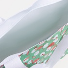 Сумка пляжная на молнии, цвет бирюзовый - фото 40530967