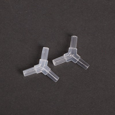 Набор соединителей для трубок, тройник, Ф4 мм, 2 шт.