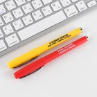 Ручка гелевая «Котик», 2 шт., черная паста - Фото 3