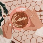 Набор подарочный «Десерт» полотенце 40×73 см, прихватка 19×19 см, магнит 11×7 см  (артикул 7587360)  большой выбор товаров оптом и в розницу по низким ценам с доставкой