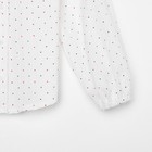 Рубашка детская MINAKU: Cotton collection, белая, рост 122 см - Фото 11