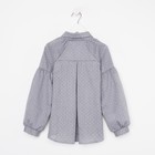 Рубашка детская MINAKU: Cotton collection цвет серый, рост 140 - Фото 7