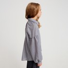 Рубашка детская MINAKU: Cotton collection цвет серый, рост 146 - Фото 2
