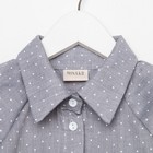 Рубашка детская MINAKU: Cotton collection цвет серый, рост 146 - Фото 5