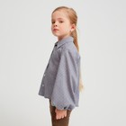 Рубашка детская MINAKU: Cotton collection цвет серый, р-р 116 7689574 - фото 14020606