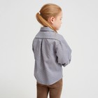 Рубашка детская MINAKU: Cotton collection цвет серый, р-р 116 7689574 - фото 14020608