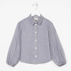 Рубашка детская MINAKU: Cotton collection цвет серый, р-р 116 7689574 - фото 14020611