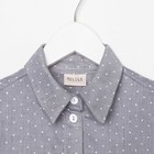 Рубашка детская MINAKU: Cotton collection цвет серый, р-р 116 7689574 - фото 14020612