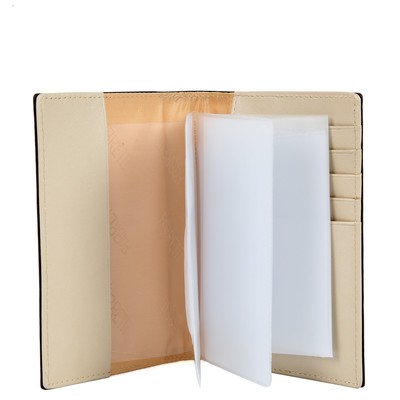 54019MMP Обложка для автодокументов (паспорт), цвет золото 10х14х1,8см