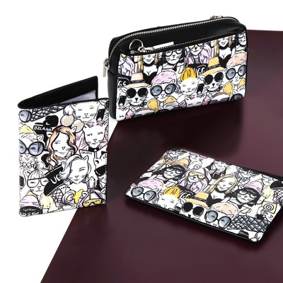 54019MNP Обложка для автодокументов (паспорт), цвет черный 10х13,5х1,5см