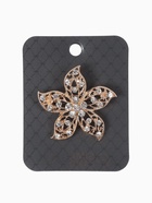 Брошь "Цветок", цвет белый в золоте - фото 809220857