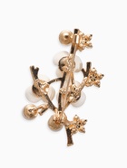 Брошь барокко «Цветы сакуры», цвет белый в золоте - Фото 2