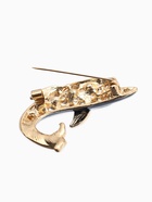 Брошь «Дельфин», бело-синяя в золоте  (артикул 7386508)  большой выбор товаров оптом и в розницу по низким ценам с доставкой