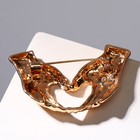 Брошь «Руки» любящие, цвет золото - Фото 2