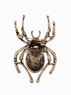 Брошь «Паук», красный, серая в чернёном золоте - Фото 2