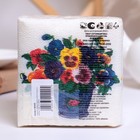 Салфетки бумажные «Гармония цвета. Анютины глазки», 100 шт. - Фото 2