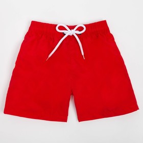 Плавки купальные детские MINAKU, цвет красный, рост 122-128 см