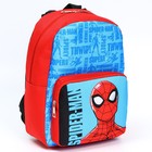 Рюкзак с карманом, 22 см х 10 см х 30 см "Спайдер-мен", Человек-паук - фото 1349554