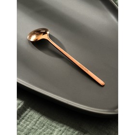 

Ложка чайная из нержавеющей стали Magistro Desire, h=13 см, цвет бронзовый