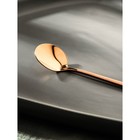 Ложка чайная из нержавеющей стали Magistro Desire, h=13 см, цвет бронзовый - Фото 3