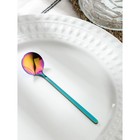 Ложка чайная из нержавеющей стали Magistro Desire, длина 13 см, цвет неоновый - Фото 1
