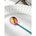 Ложка чайная из нержавеющей стали Magistro Desire, длина 13 см, цвет неоновый - Фото 3