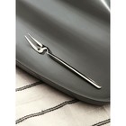 Вилка десертная из нержавеющей стали Magistro Wave, длина 14.7 см, цвет серебряный - Фото 1