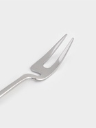 Вилка десертная из нержавеющей стали Magistro Wave, длина 14.7 см, цвет серебряный - Фото 2