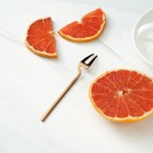 Вилка десертная из нержавеющей стали Magistro Wave, длина 14,7 см, цвет бронзовый - Фото 5