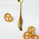 Ложка чайная Magistro Wings, длина 14 см, нержавеющая сталь, золотистая - Фото 3