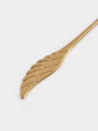 Ложка чайная Magistro Wings, длина 14 см, нержавеющая сталь, золотистая - Фото 3