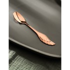 Ложка чайная из нержавеющей стали Magistro Wings, длина 14 см, цвет бронзовый - Фото 1