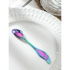 Ложка чайная Magistro Wings, длина 14 см, нержавеющая сталь, хамелеон - Фото 2