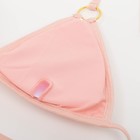 Купальник женский раздельный MINAKU с пайетками цвет розовый, размер 46 - фото 25373480